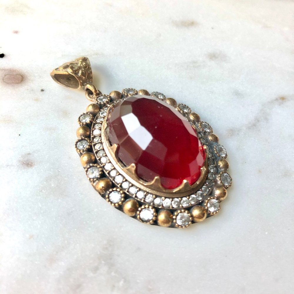 Talih Red Turkish Pendant